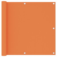 vidaXL Balkongskärm orange 90x600 cm oxfordtyg