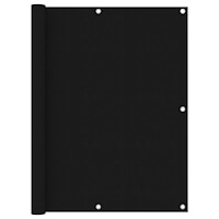 vidaXL Balkongskärm svart 120x500 cm oxfordtyg