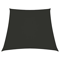 vidaXL Solsegel oxfordtyg trapets 3/5x4 m antracit