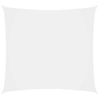 vidaXL Solsegel oxfordtyg fyrkantigt 4x4 m vit