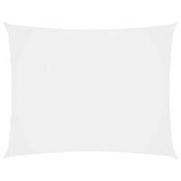 vidaXL Solsegel oxfordtyg rektangulärt 2,5x3,5 m vit