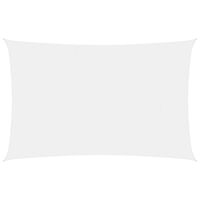 vidaXL Solsegel oxfordtyg rektangulärt 3x6 m vit