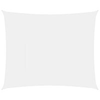 vidaXL Solsegel oxfordtyg rektangulärt 4x5 m vit