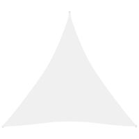vidaXL Solsegel oxfordtyg trekantigt 6x6x6 m vit