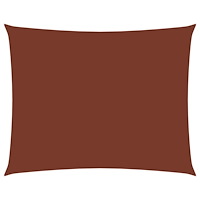 vidaXL Solsegel oxfordtyg rektangulärt 2x3,5 m terracotta