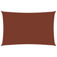 vidaXL Solsegel oxfordtyg rektangulärt 2x4,5 m terrakotta