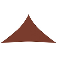 vidaXL Solsegel oxfordtyg trekantigt 5x5x6 m terracotta