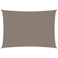 vidaXL Solsegel oxfordtyg rektangulärt 3,5x5 m taupe