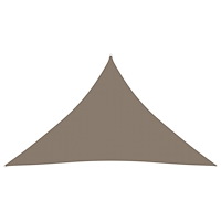 vidaXL Solsegel oxfordtyg trekantigt 4x4x5,8 m taupe