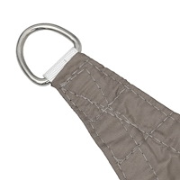 vidaXL Solsegel oxfordtyg trekantigt 4x4x5,8 m taupe