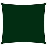 vidaXL Solsegel oxfordtyg fyrkantigt 4,5x4,5 m mörkgrön