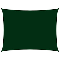 vidaXL Solsegel oxfordtyg rektangulärt 4x6 m mörkgrön