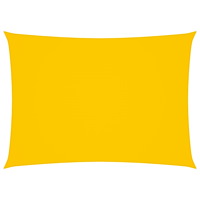 vidaXL Solsegel oxfordtyg rektangulärt 2x4 m gul
