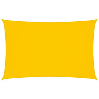 vidaXL Solsegel oxfordtyg rektangulärt 2x5 m gul