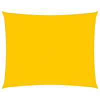 vidaXL Solsegel oxfordtyg rektangulärt 2,5x4 m gul