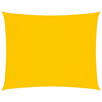 vidaXL Solsegel oxfordtyg rektangulärt 4x5 m gul