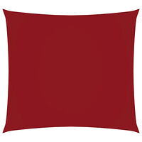vidaXL Solsegel oxfordtyg fyrkantigt 2x2 m röd