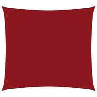 vidaXL Solsegel oxfordtyg fyrkantigt 3,6x3,6 m röd