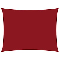 vidaXL Solsegel oxfordtyg rektangulärt 2x3 m röd