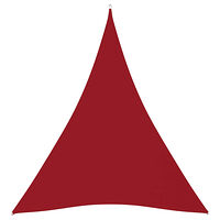 vidaXL Solsegel oxfordtyg trekantigt 5x6x6 m röd