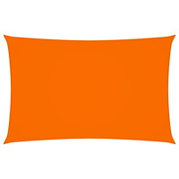 vidaXL Solsegel oxfordtyg rektangulärt 2x5 m orange