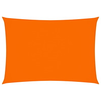 vidaXL Solsegel oxfordtyg rektangulärt 4x6 m orange