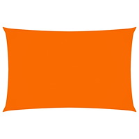 vidaXL Solsegel oxfordtyg rektangulärt 4x7 m orange