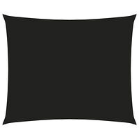 vidaXL Solsegel oxfordtyg rektangulärt 2x3 m svart