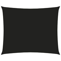 vidaXL Solsegel oxfordtyg rektangulärt 2,5x3,5 m svart