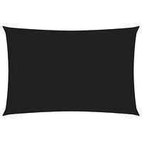 vidaXL Solsegel oxfordtyg rektangulärt 2,5x5 m svart
