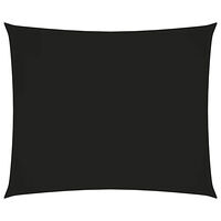 vidaXL Solsegel oxfordtyg rektangulärt 5x6 m svart