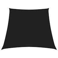 vidaXL Solsegel oxfordtyg trapets 3/5x4 m svart