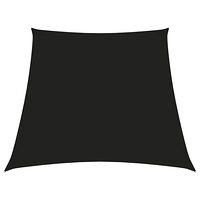 vidaXL Solsegel oxfordtyg trapets 3/5x4 m svart