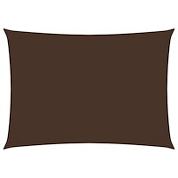 vidaXL Solsegel oxfordtyg rektangulärt 2x4,5 m brun
