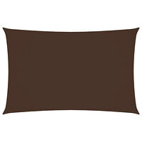vidaXL Solsegel oxfordtyg rektangulärt 2,5x5 m brun