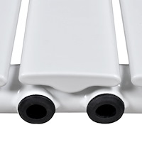vidaXL Värmepanel vit 542 mm x 900 mm