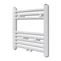 vidaXL Handdukstork centralvärme element rak 480 x 480 mm