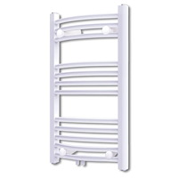 vidaXL Handdukstork centralvärme element båge 500 x 764 mm