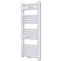 vidaXL Handdukstork centralvärme element båge 600 x 1160 mm