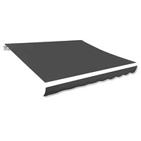 vidaXL Markisduk antracit 300x250 cm