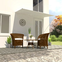 vidaXL Markis 250x150 cm gräddvit