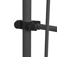 vidaXL Markis manuellt infällbar med LED 100 cm gräddvit