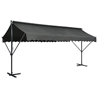 vidaXL Fristående markis 500x300 cm antracit