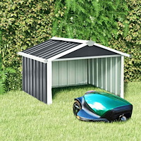 vidaXL Skjul för robotgräsklippare 92x97x63 cm galvaniserat stål