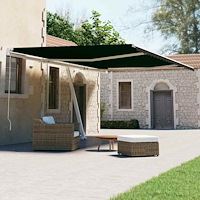 vidaXL Fristående markis automatisk 500x300 cm antracit