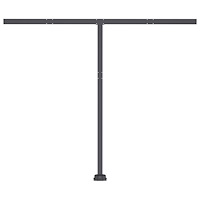 vidaXL Automatisk markis med vindsensor & LED 300x250 cm gul/vit