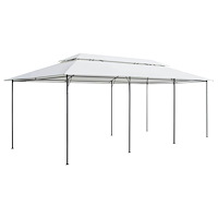 vidaXL Paviljong 600x298x270 cm vit 180g/m²