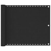 vidaXL Balkongskärm antracit 75x300 cm HDPE