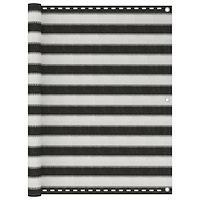 vidaXL Balkongskärm HDPE 120x300 cm antracit och vit