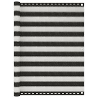 vidaXL Balkongskärm HDPE 120x500 cm antracit och vit